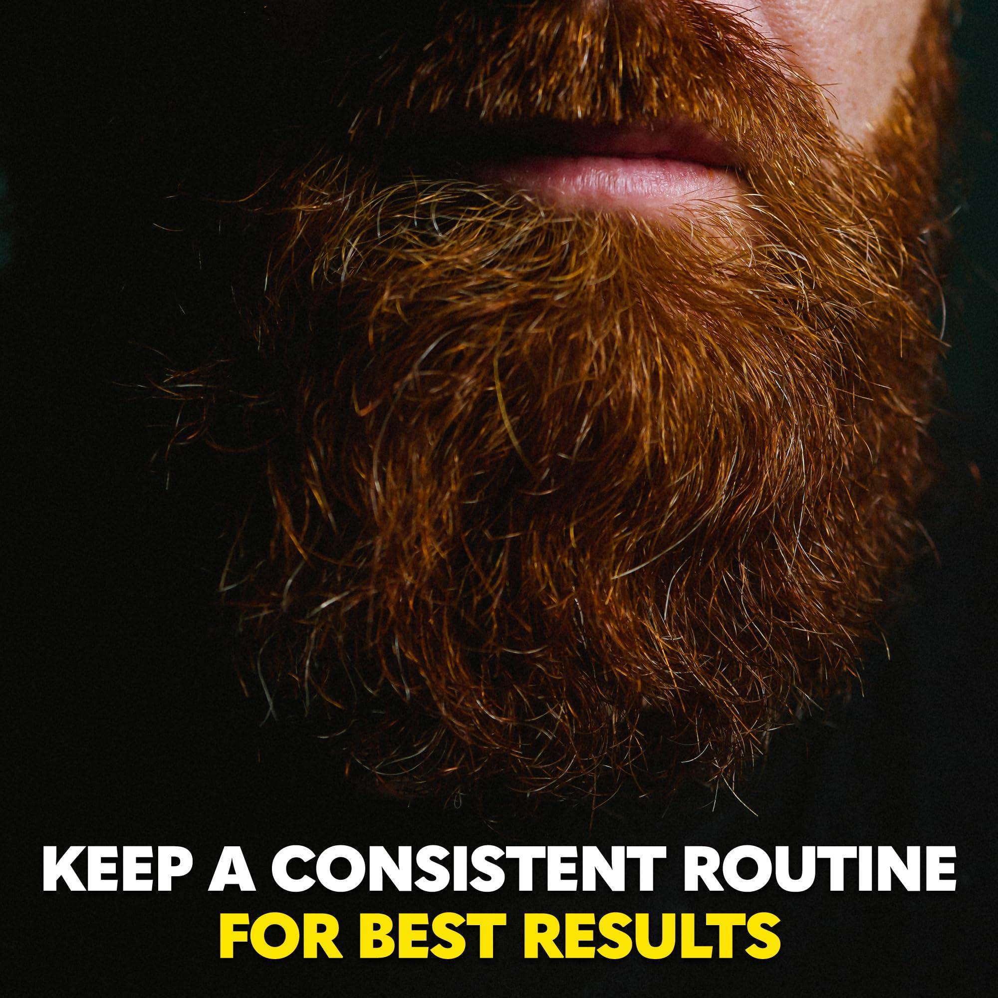 The Beard Club Beard Club Derma Roller & Beard Growth Oil - Microneedling Roller with 540 Titanium Microneedles for Face, Body and Scalp - Beard Roller with Sandalwood & Cedar Beard Oil