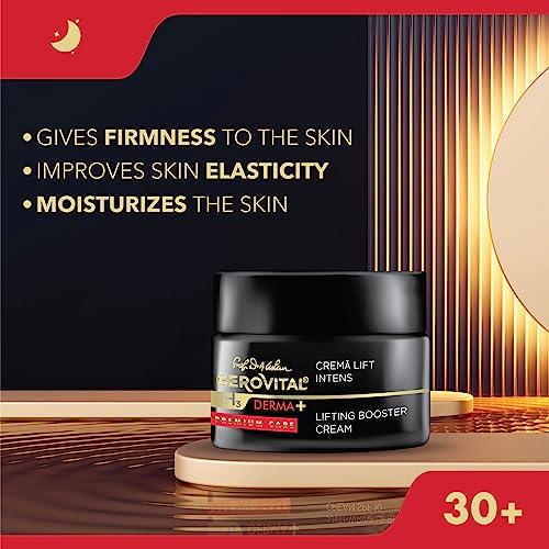 Gerovital Gerovital DERMA+ Premium Care, Intense Lift Effect Face Cream, Advanced Lifting Formula, Moisturizes, Improves Firmness & Elasticity for Mature Skin, 50 Milliliters