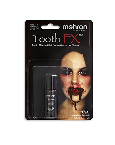 Mehron Mehron Makeup Tooth FX with Brush (.25 ounce) (Blood red)