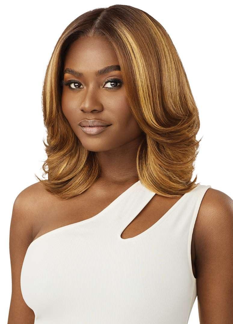 Outre Outre Lace Front Wig - Perfect Hair Line 13X4 - Milani (HAVANA BROWN)