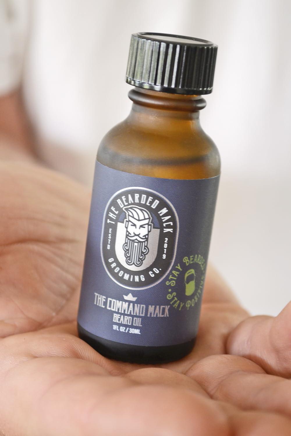 The Bearded Mack Grooming Co The Bearded Mack Grooming Co Beard Oil - Sleepwalker Mack - Lavender & Vanilla - Softens Beard, Removes Beard Itch & Promotes Healthy Beard Growth, 1 oz