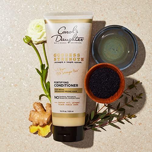 Carol's Daughter Carol\'s Daughter X Coco Gauff Goddess Strong Bundle: Hair Care Kit with Shampoo, Conditioner, Leave-In Treatment and Scalp Oil, 4 Items