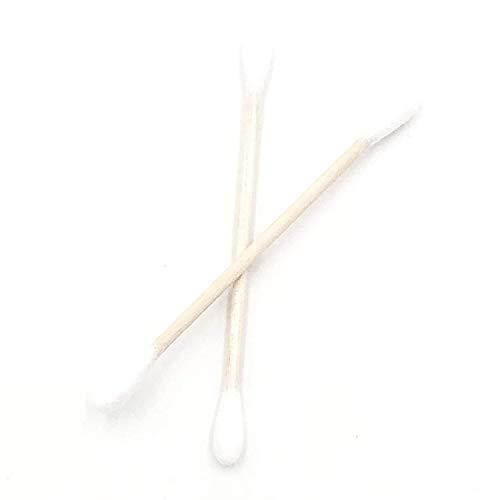 Make My Day Wooden Cotton Swabs (1600) 100% Cotton Double Tipped Cotton Buds Wood Stick Qtip