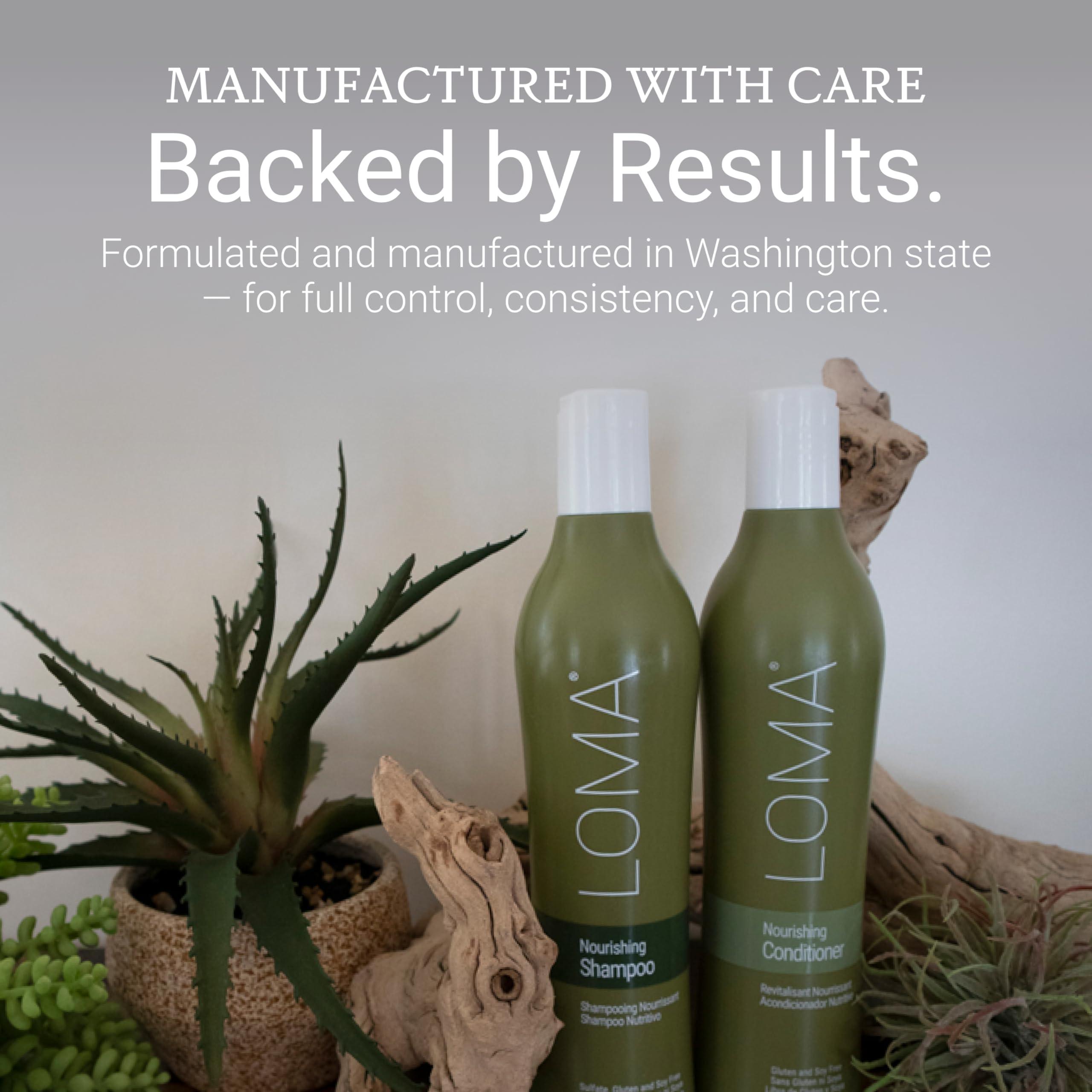 LOMA LOMA Nourishing Shampoo and Nourishing Conditioner (DUO PACK) 33 Ounce (Liter)