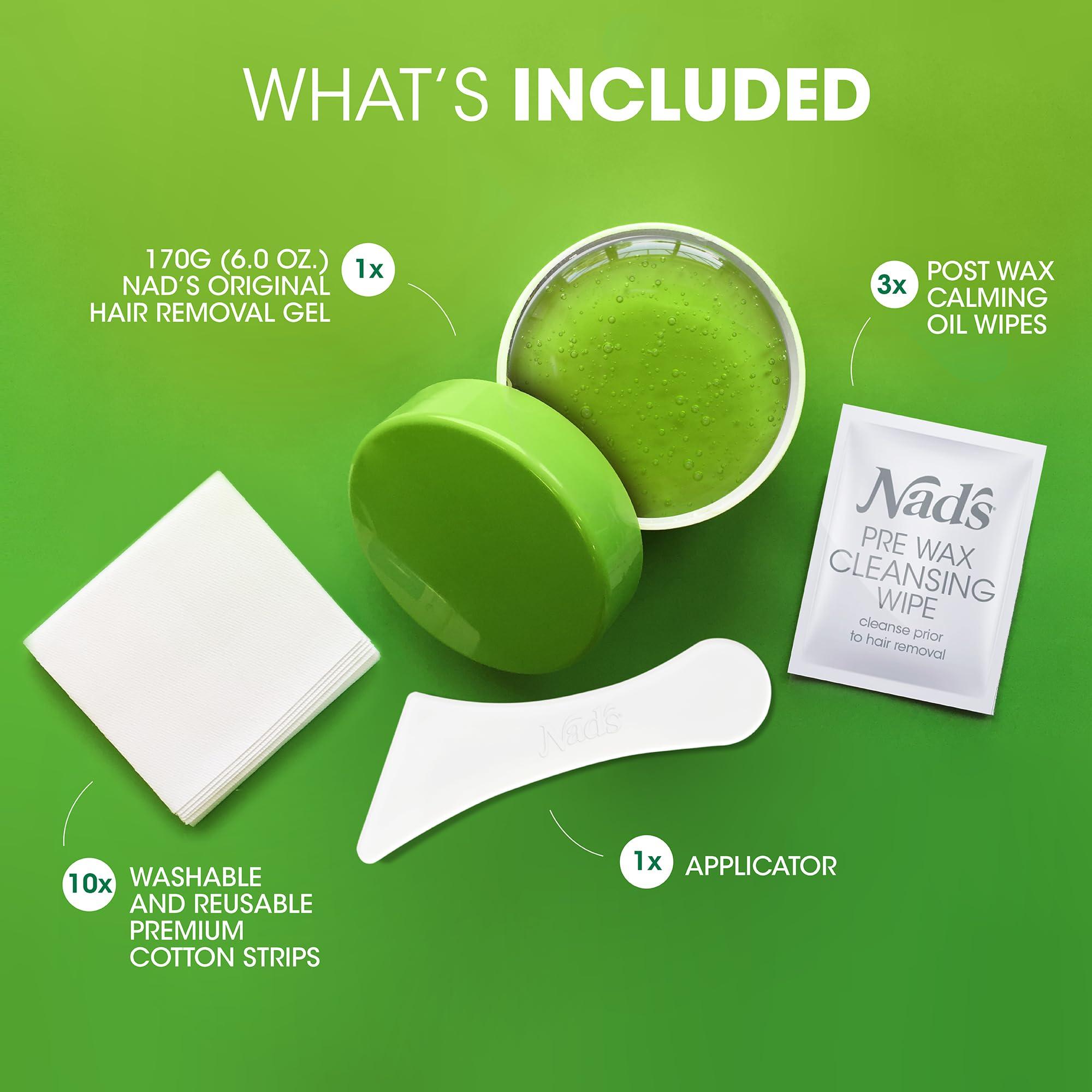 Clandestine Project Nad's Natural Hair Removal Gel Refill for Kit No Heating Waxing