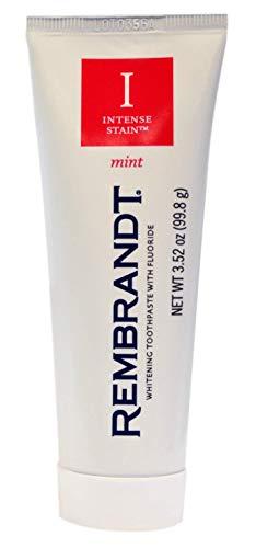 REMBRANDT Rembrandt Intense Stain Whitening Toothpaste with Fluoride, Mint 3.52 oz