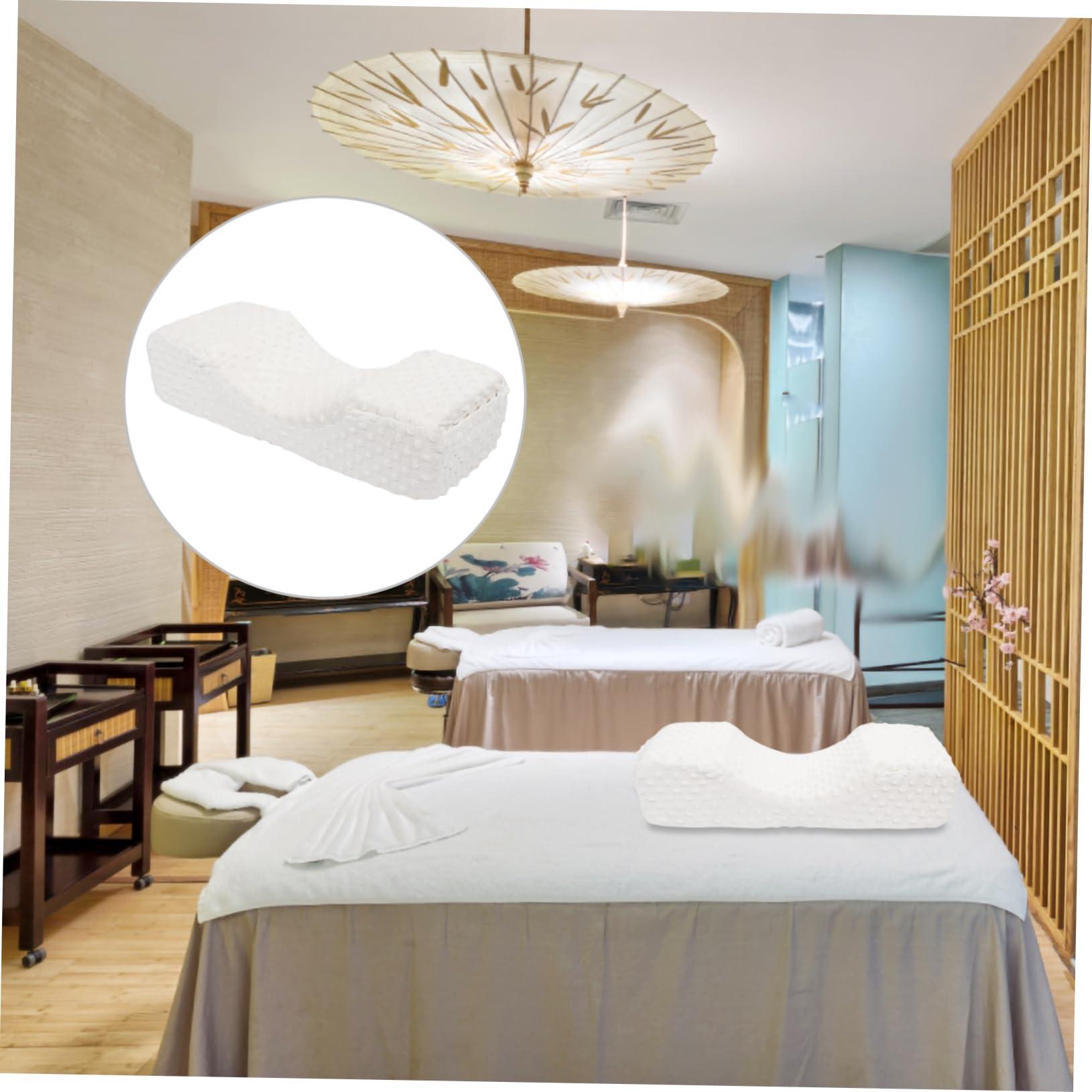 OSOLADY OSOLADY Eyelash Extension Pillow Lash Extension Neck Support Sofa Bed Sleep Pillow Eyelash Neck Pillow Low Profile Pillow U-Shaped Nail Pillow Plane Pillow Gel Pillow Lash Bed White Sponge