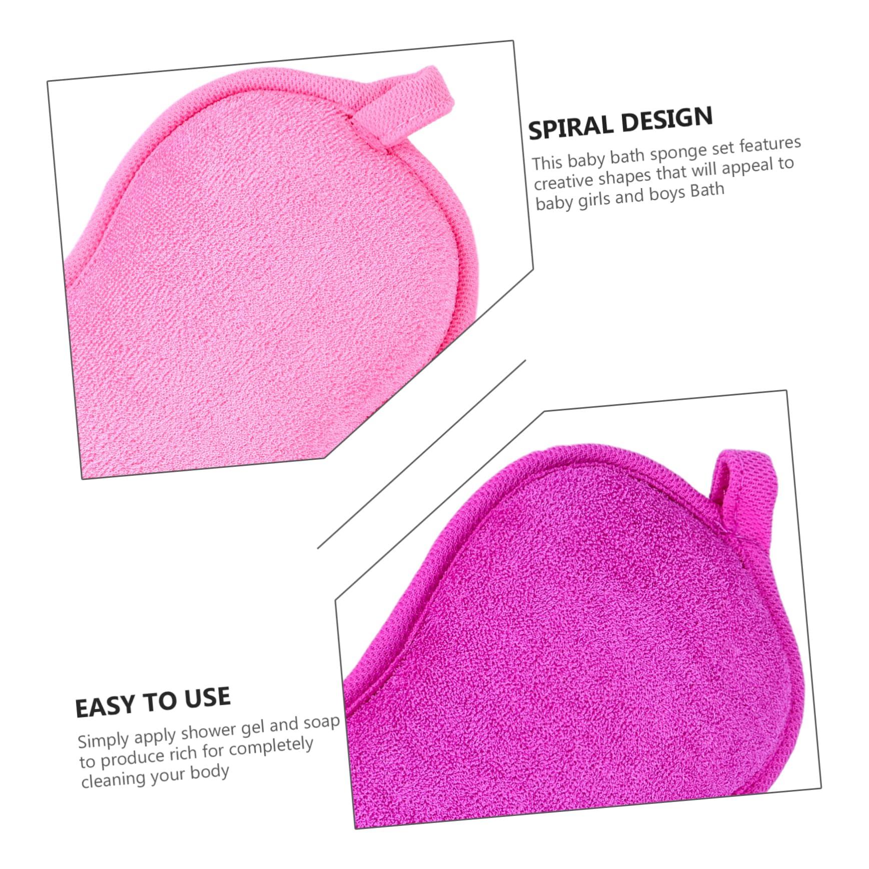 DOITOOL DOITOOL 4pcs Bath Sponge Body Scrubber for Men Shower Sponge Sponges for Cleaning Lovely Bath Cleaning Sponges Bathing Sponge Foam Body Wash Mens Body Scrubber Filament Plant Rub Free