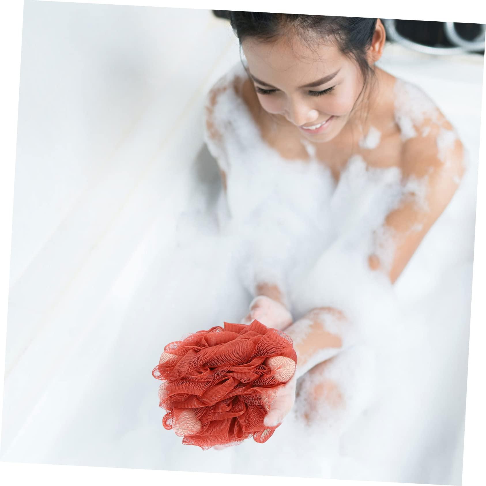 Beavorty Beavorty 4pcs Bath Cleaning Sponges Scrubber Bath Sponge Loofah Cleaning Supplies Body Wash Sponge Shower Supply Bathroom Supplies Exfoliating Bathing Balls Bath Supply or