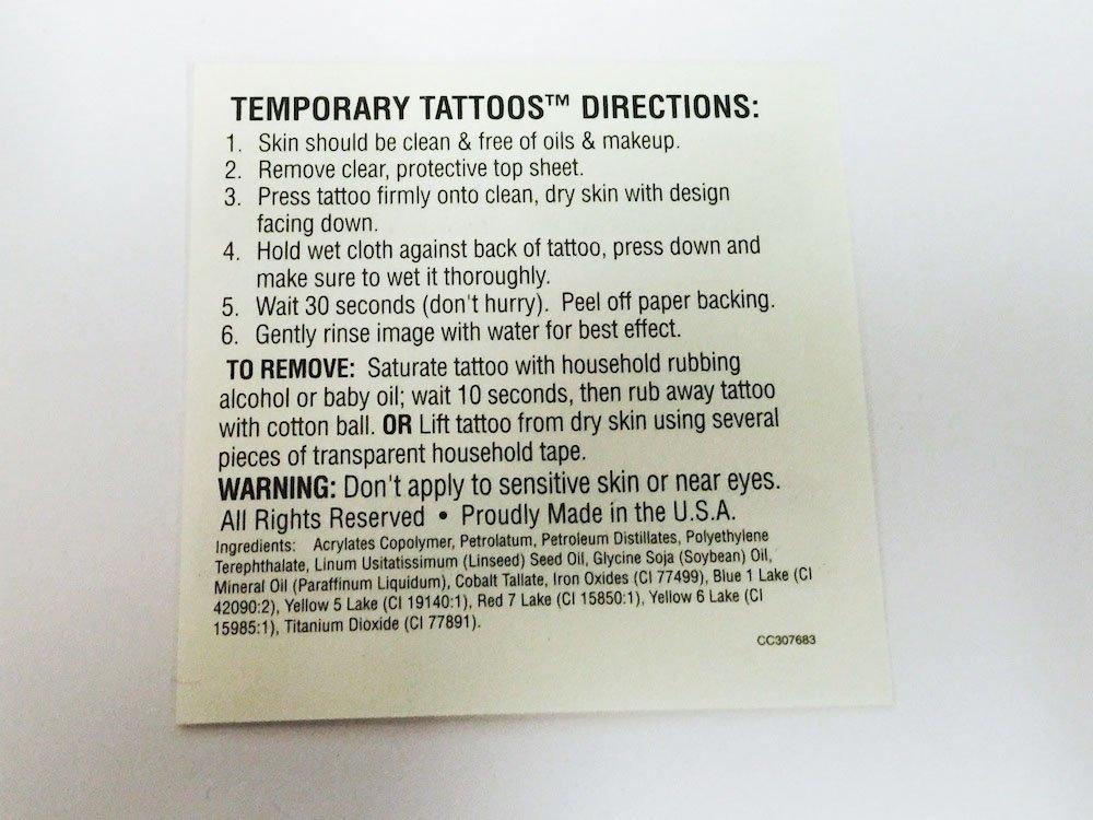 Fantastic Graphics Florida Gators Fear The Swamp Temporary Tattoos