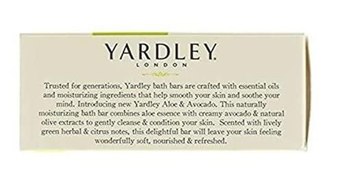 Nixoderm Nixoderm Yardly Moisturizing Bath Bar, Aloe & Avocado, 4 5 fl Cream for Acne, 17.7 g