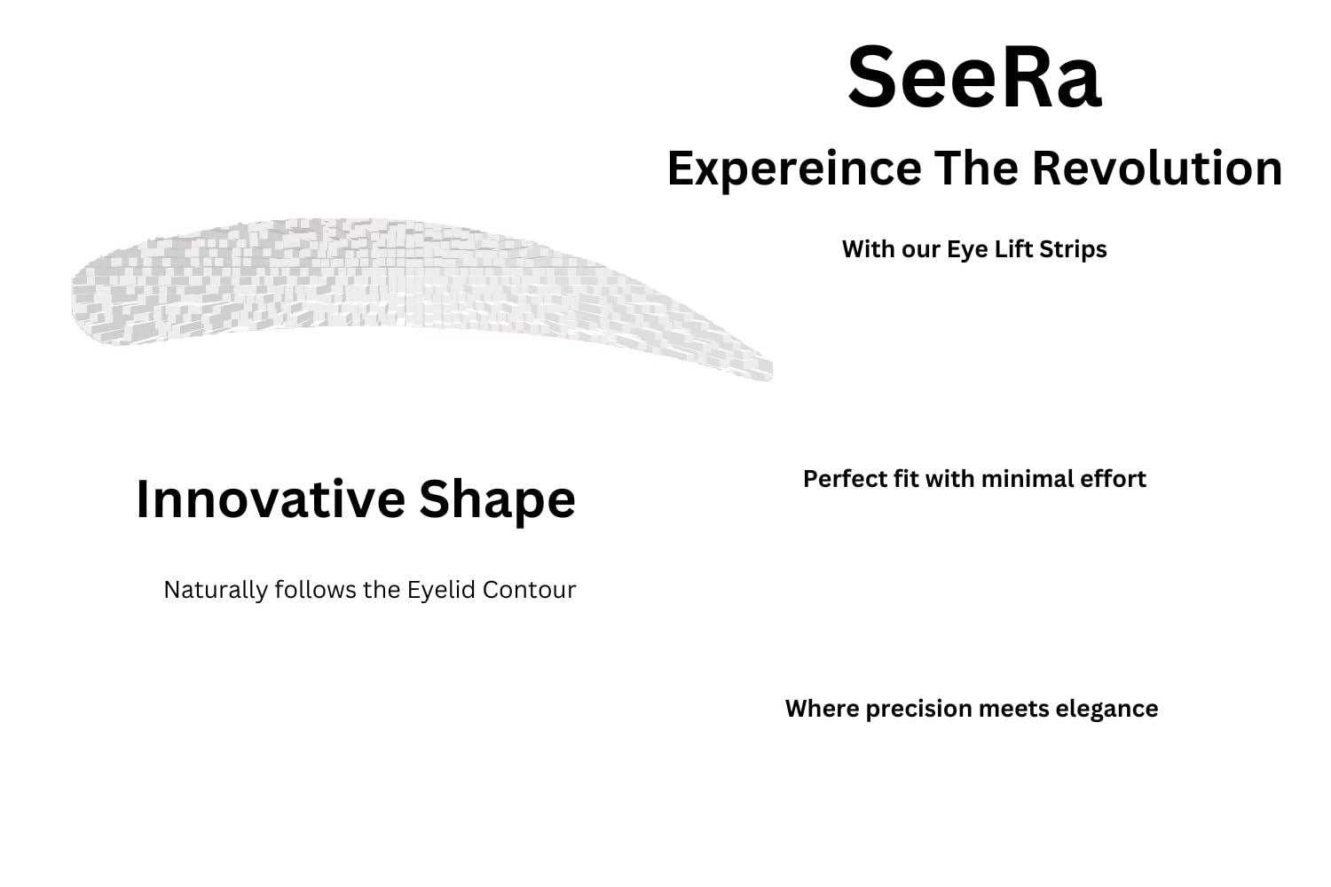 SeeRa SeeRa: Instant Lifting Eyelid Tape for Hooded & Droopy Eyes - Hypoallergenic, Waterproof, Invisible Eye Lift Strips, Non-Surgical, Eyelid Lifters & Stickers (4mm-7mm) (5mm-Intermediate)