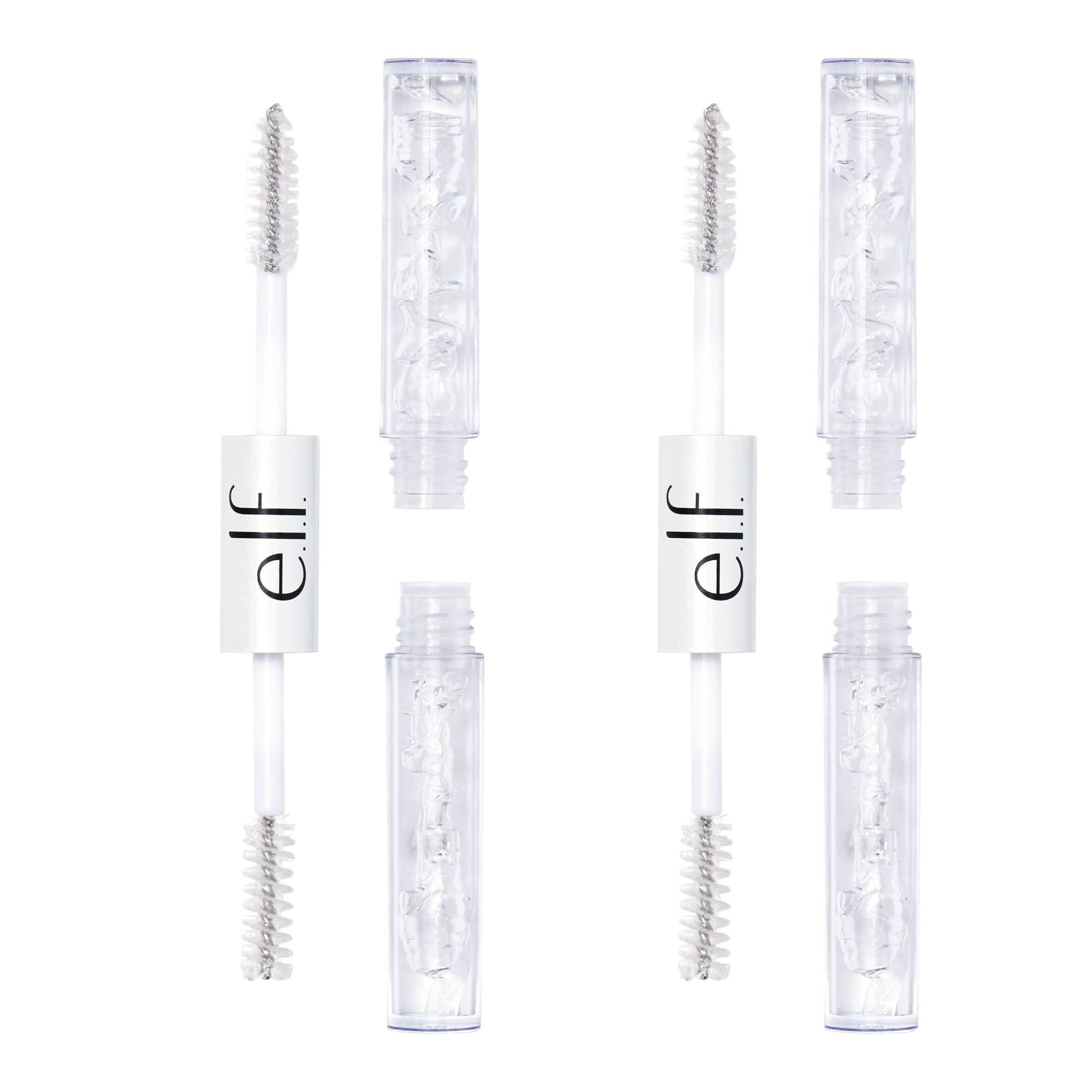 e.l.f. e.l.f. Clear Lash & Brow Mascara 2-Pack, Conditioning Clear Brow & Lash Gel For Grooming, Defining & Separating, Long-Lasting, Vegan & Cruelty-Free