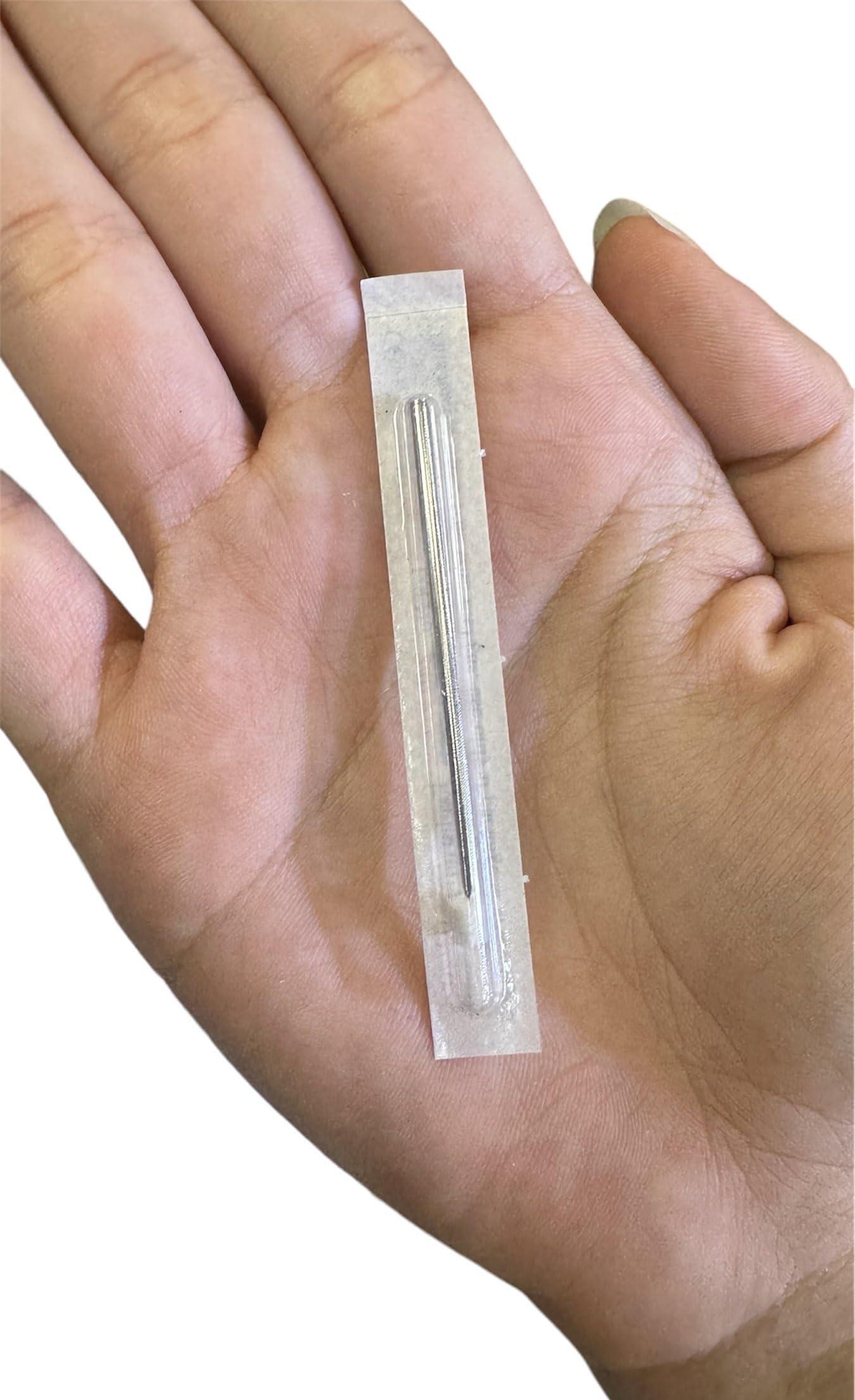 BodyJewelryOnline Piercing Needle 20G 316L Surgical Steel Disposable Sterile Piercing Needles for Body Piercing Needles 20 Gauge