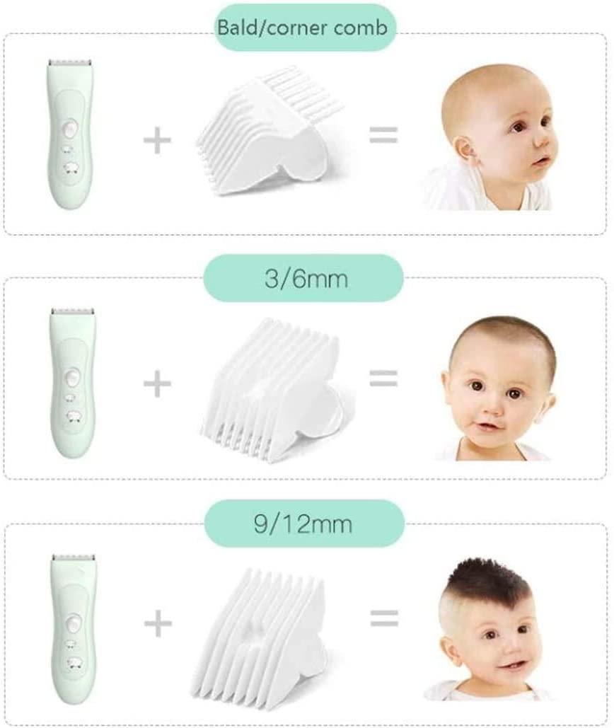 ZCXJMH Professional Hair Clippers for Men, Quiet Hair Clippers, Silent Haircut Trimmers for Children with Autism and Sensory Sensitivity, Kids Waterproof Haircutting Kit