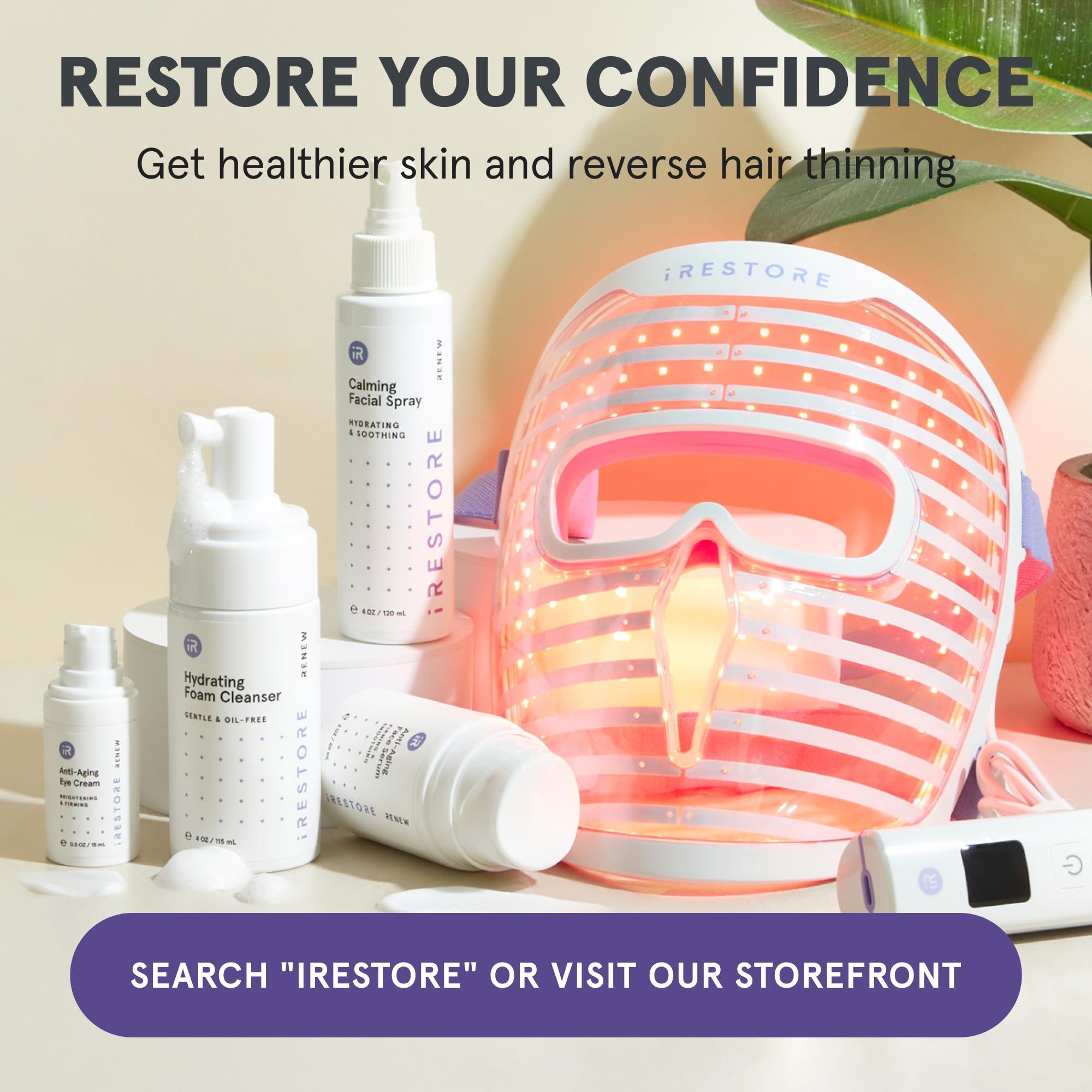iRestore iRestore Skincare & Hair Care Power Duo LED Therapy for Radiant Skin & Laser Hair Growth System