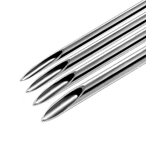 SHTCUS 20G 10 PCS Body Piercing Needles, Body Ear Navel Nose Lip Nipple Piercing Needles, Ear Nose Piercing Needles, Tattoo Body Piercing Needles Tool