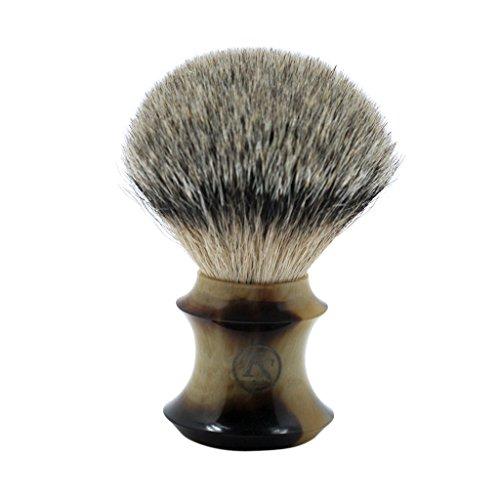 Frank Shaving Handmade Manchuria Badger Hair Shaving Brush Made by Frank Shaving Free Drip Stand