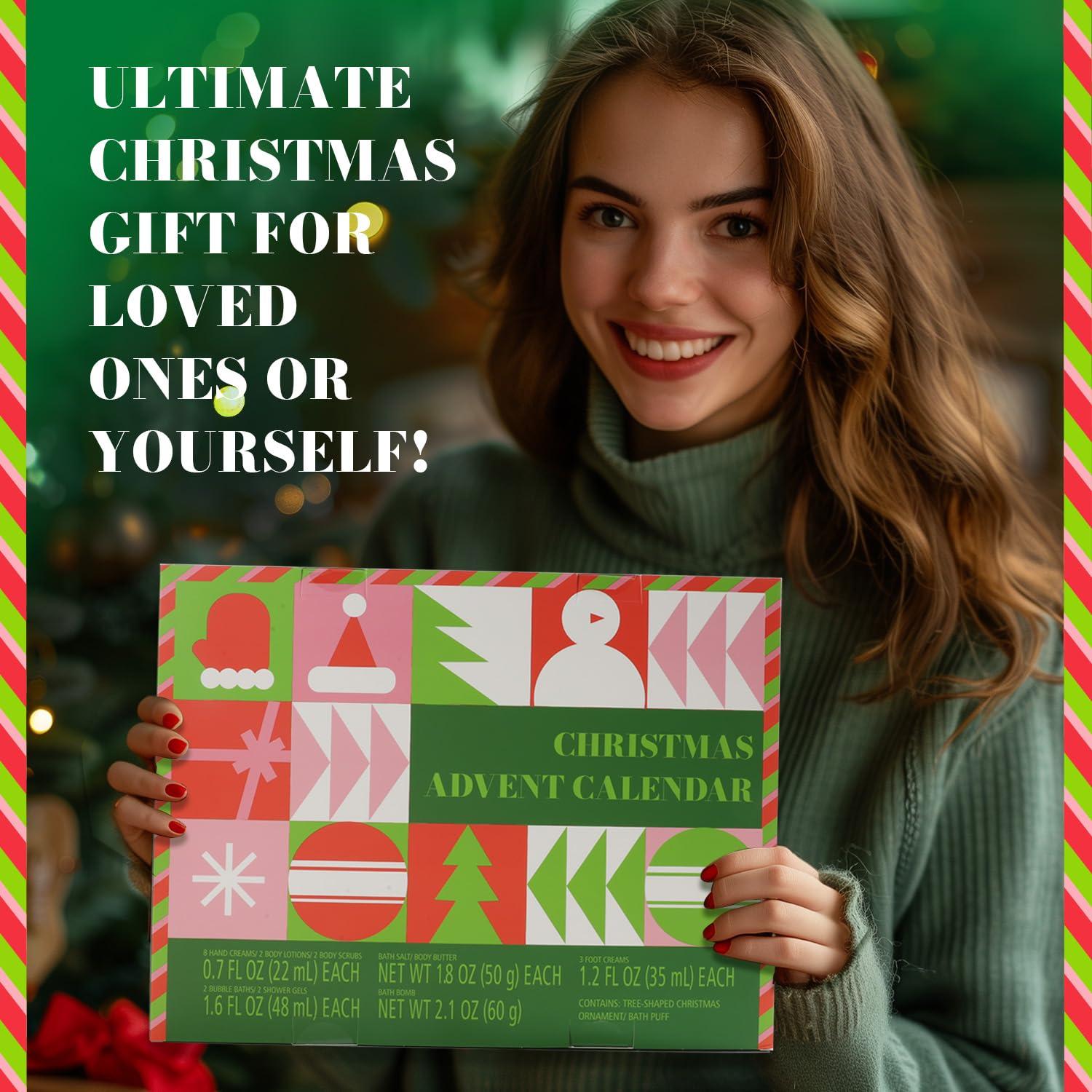 BODY & EARTH # LOVE BODY & EARTH # LOVE Hand Cream Gift Sets-24 Days of Beauty Advent Calendar for Women Lotion Sets Christmas Gifts for women with Hand Lotion,Body Lotion,Foot Cream,Bath Sets,etc