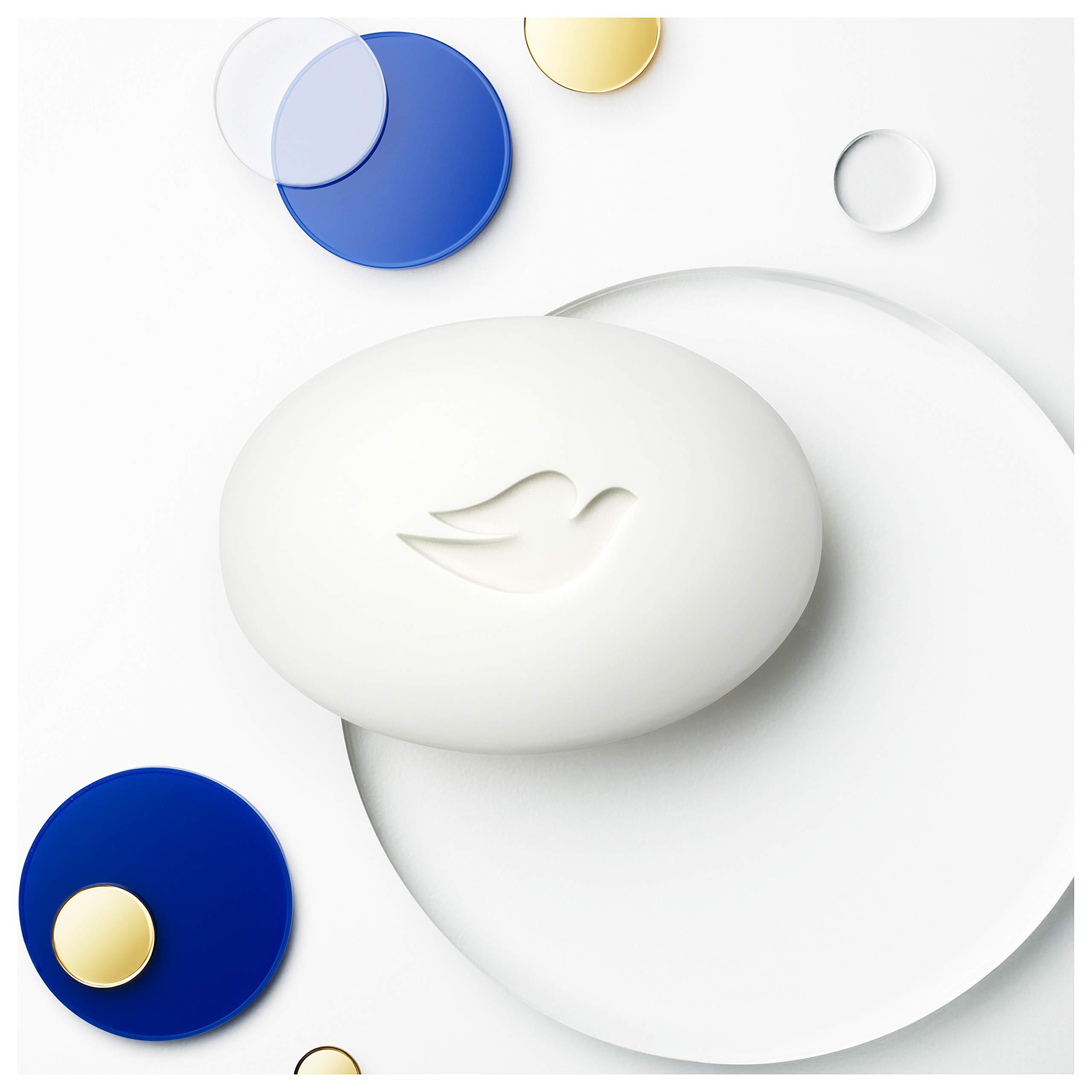 Dove Dove Beauty Bar Gentle Cleanser gor Softer and Smoother Skin with 1/4 Moisturizing Cream White Effectively Washes Away Bacteria, Nourishes Your Skin, 4 oz, 2 Bars