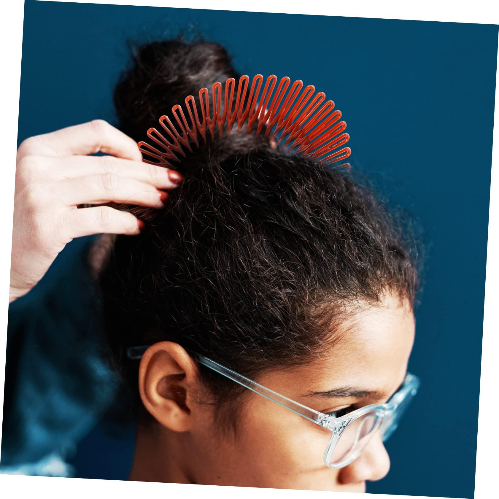 Beavorty Beavorty 20 Pcs Spring Comb Wig Comb Stretch Comb Hair Combs for Flexible Circle Comb Stretchable Hair Combs Full Circular Comb Full Circular Headband Hair Comb Headband Stretch Hair Combs