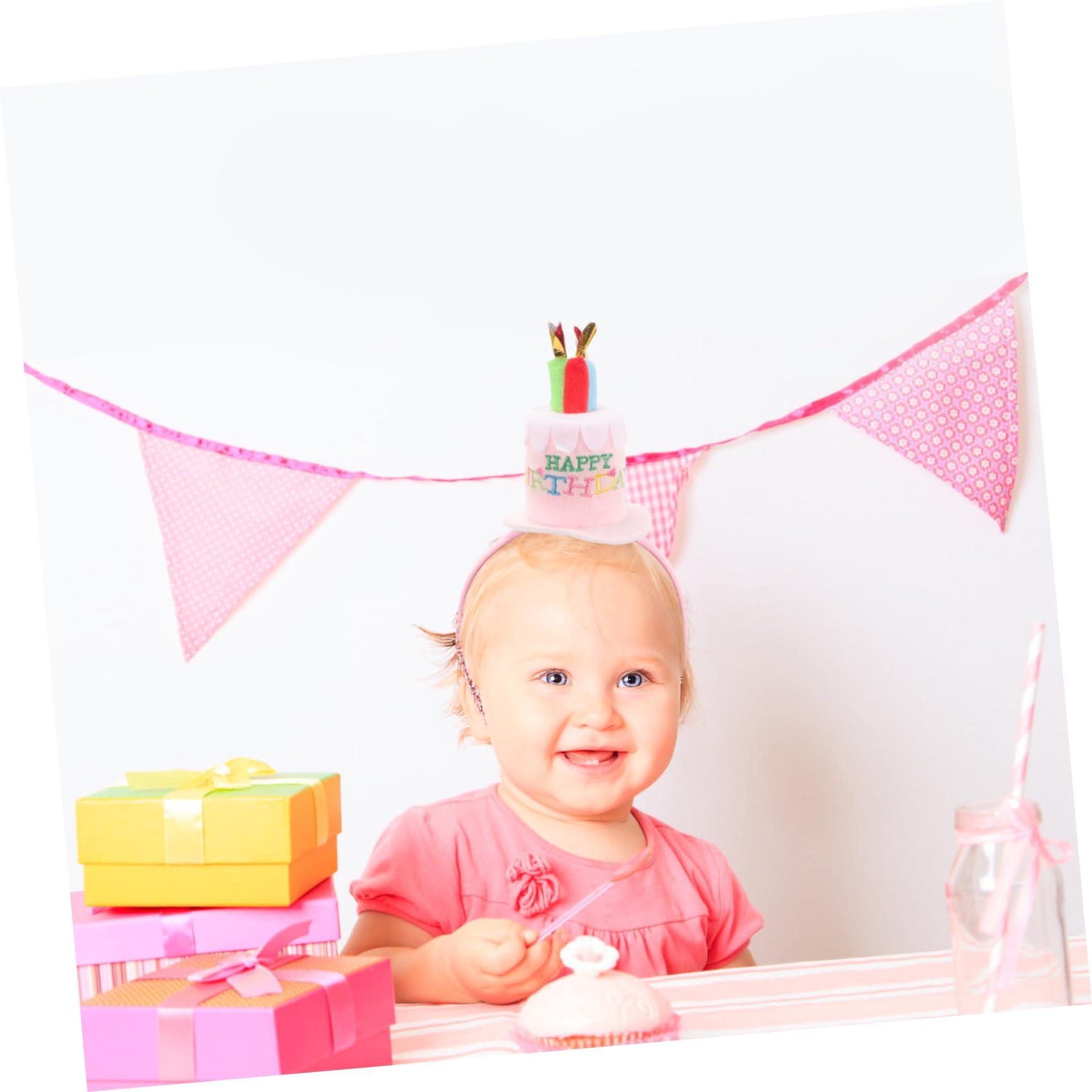 NOLITOY NOLITOY Candle Headband Party Accessory for Boys and Girls 3PCS Boys and Girls Party Hair Hoops Birthday Theme Easy Wear