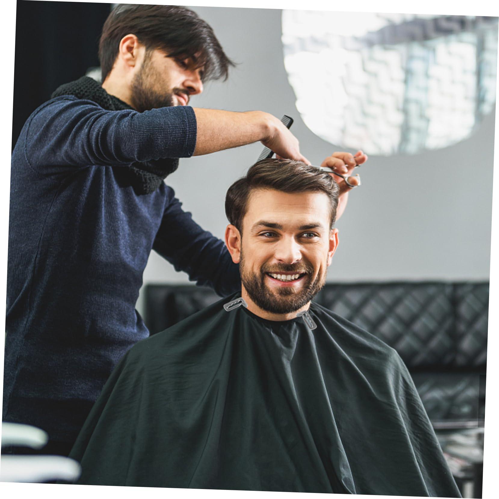 WOONEKY WOONEKY 20pcs Apron Clip Barber Cape Hooks Replacement Barber Cape Clip Portable Barber Cape Adjuster Barber Cape Buckle Salon Cape Supply Haircut Cape Clips Salon Cape Buckle Zinc Alloy