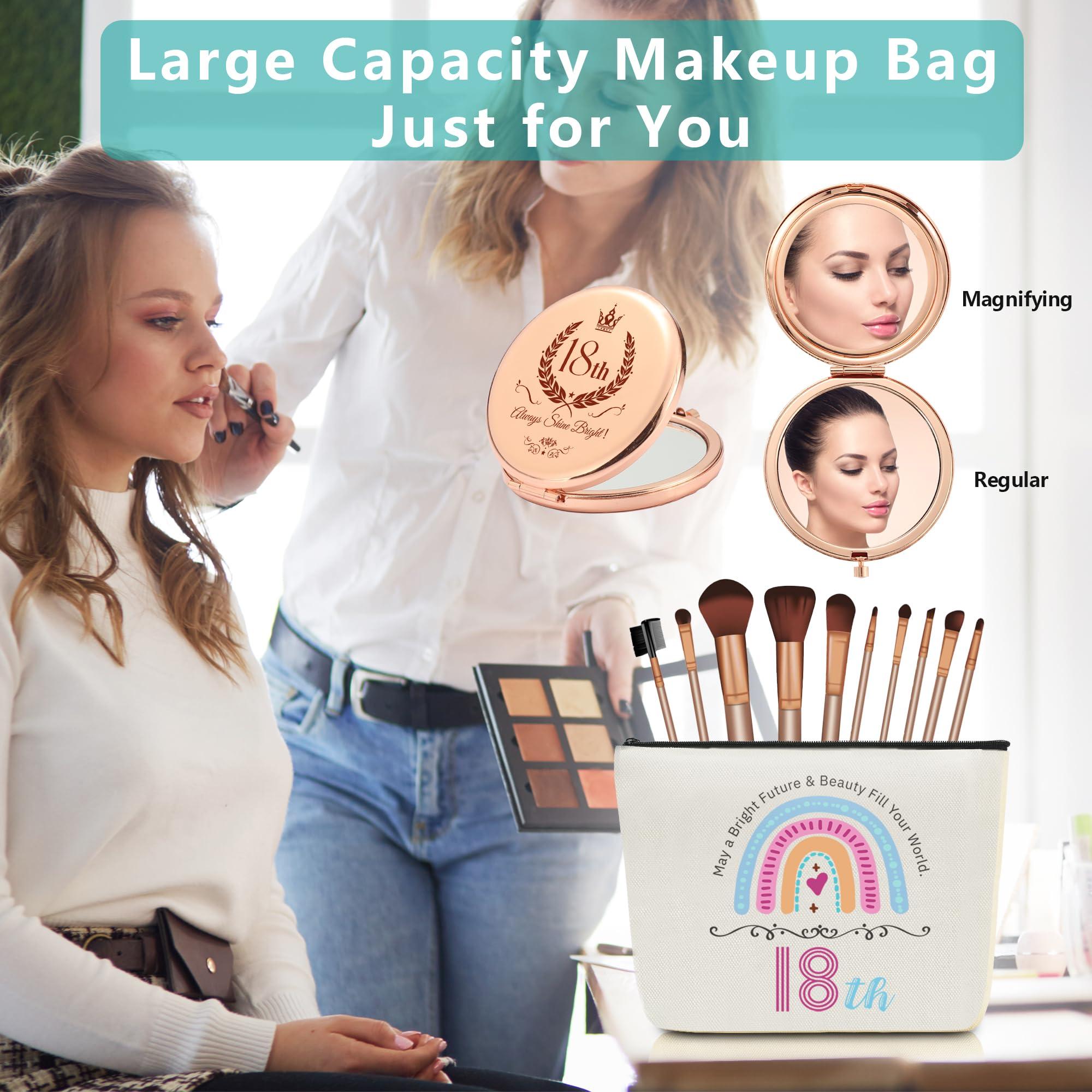 ACAQAUI 18th Birthday Gifts for Girls, 11pcs Unique Gifts for 18 Year Old Girl, 18th Birthday Gift Ideas, Happy 18th Birthday Gifts for Daughter, Sisters, Granddaughter, Cool 18 Birthday Gifts