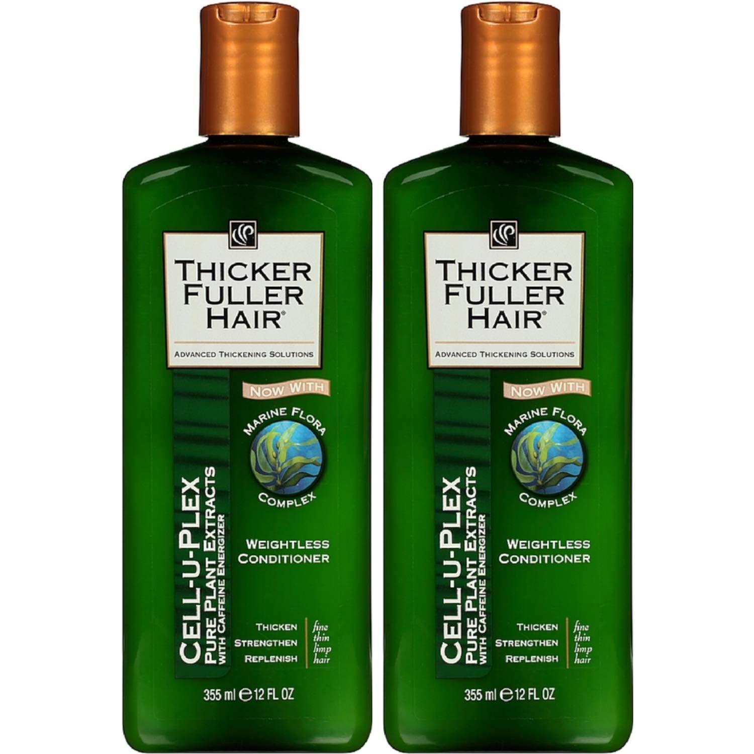 Thicker Fuller Hair Thicker Fuller Hair Weightless Conditioner Cell-U-Plex 12oz. (2 Pack)
