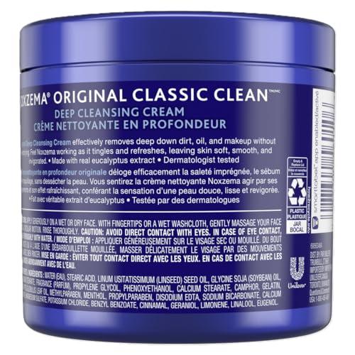 Noxzema Noxzema Classic Clean Cleanser, Original Deep Cleansing, 12 oz