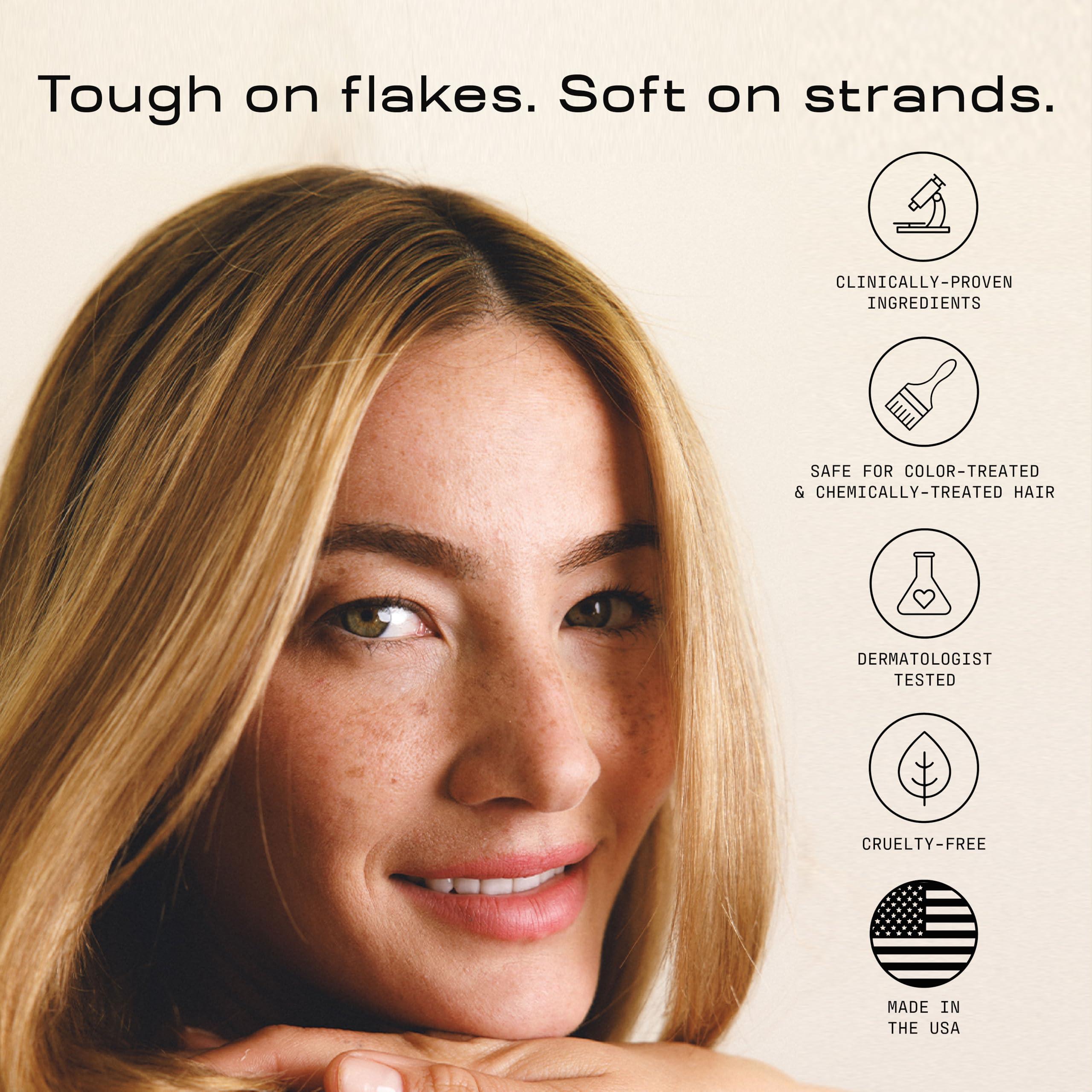 Jupiter Jupiter, Physician-Formulated Anti-Dandruff Shampoo & Conditioner, for Flaky, Itchy, Oily, Dry Scalp, Vegan, Sulfate-Free, Color-Safe, & Paraben-Free, Dry Scalp Shampoo and Conditioner for Women & Men