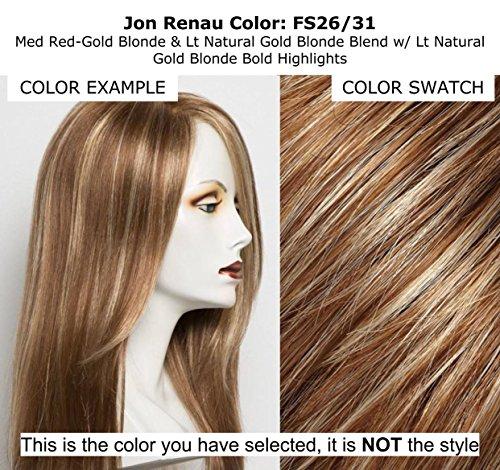 Jon Renau ZARA Wig #5133 by Jon Renau Featuring SmartLace & Hand-Sewn Monofilament Top plus a Wig Brush! (Color Selected: FS26/31) Jon Renau