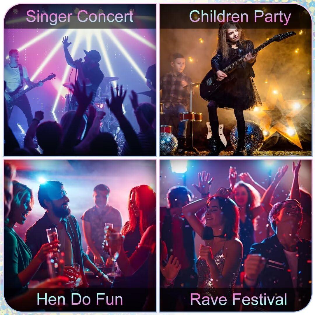 Drawdart Drawdart Face & Body Glitter - Cosmetic - Grade Red Holographic Glitter Gel,Face Body Hair Chunky Festival Rave Accessories Makeup 50ml,Glitter Sequin for Women Kids