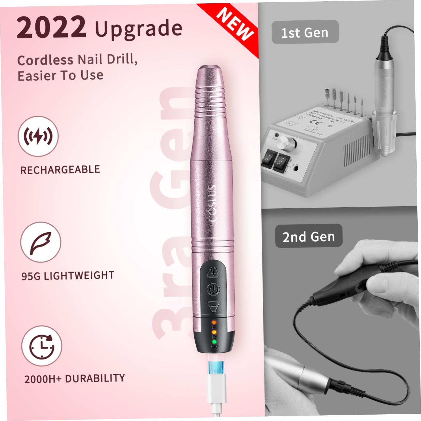 Beavorty Beavorty Professional Nail Tools Set Electric Nail Drill Machine 5 Speeds for Women