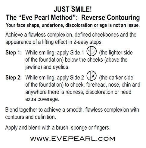 EVE PEARL EVE PEARL HD Dual Foundation Full Coverage Long Lasting Everyday Make Up Non Greasy Lightweight Texture Vitamin E Skincare (Fair)