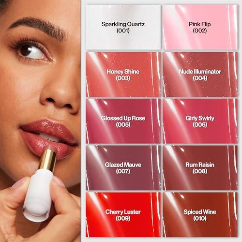 REVLON REVLON Super Lustrous Glass Shine Balm, Hydrating Tinted Lip Balm, Sheer, Glossy Shiny Finish, 003 Honey Shine, 0.11 oz