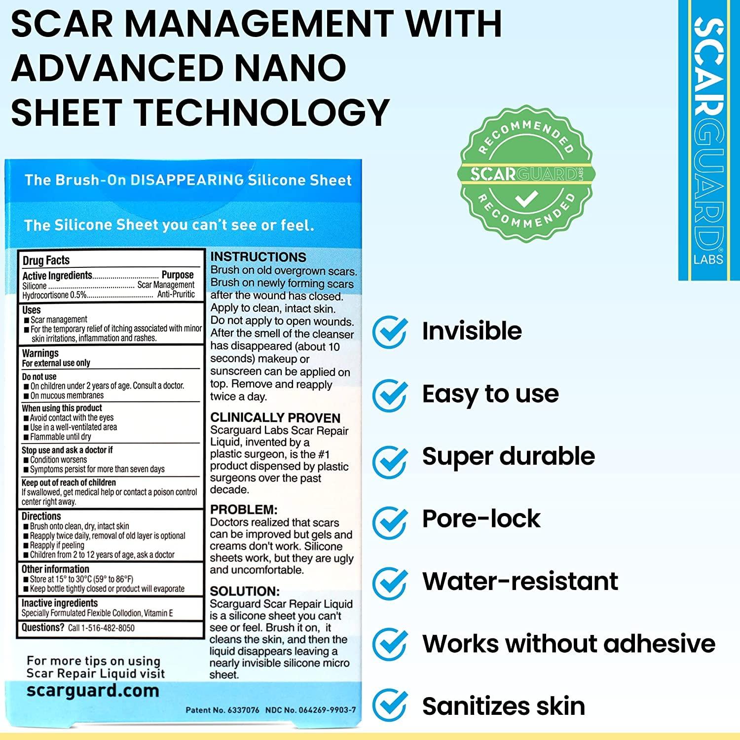 ScarGuard Scarguard Repair Liquid with Vitamin E 0.5 oz ( Pack of 2)