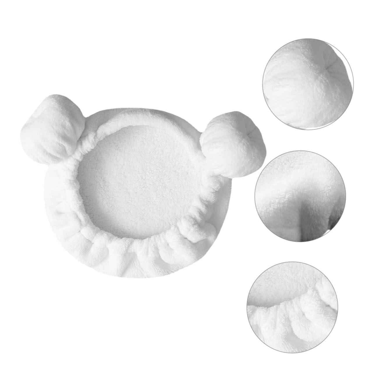 BIUDECO BIUDECO Quick Drying Hair Wrap for Boy Girl Cotton Hair Towel Hat with Heart Pattern Absorbent Hair Turban for Boy Girl Soft Cloth Hair Drying Towel Cap