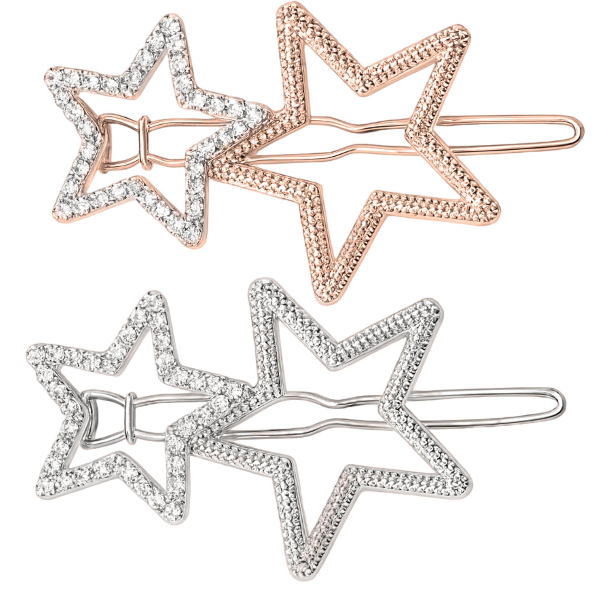 AEGYPIUS AEGYPIUS Star Hair Clips, 2 Pcs Star Clips Hair Star Hair Clip, Y2k Hair Accessories Star Barrettes Y2k Hair Clips, Star Hairclips Silver Star Hair Clips Star Hair Pins Star Hair Clips for Women