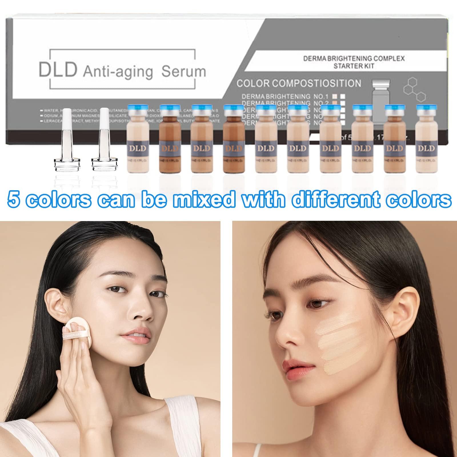 AYCOS AYCOS BB Glow Simple Pack BB Glow Essence Microneedle Skin Treatment Kit Essence Foundation Anti-Aging Pigment Skin Care Set 10 Bottles