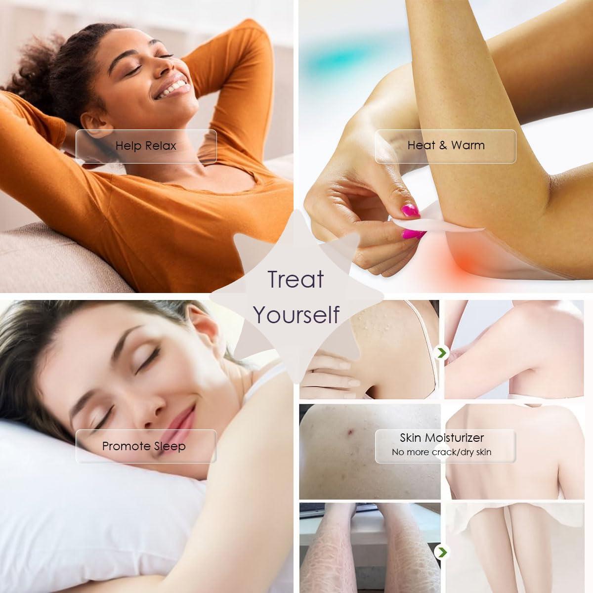 KmaxShip KmaxShip Paraffin Wax Machine for Hand and Feet Treatment - 5000ml Large Capacity Paraffin Wax Warmer with 3.85 lbs Refills, Moisturizing Kit Paraffin Hand Wax Machine - 213pcs Set