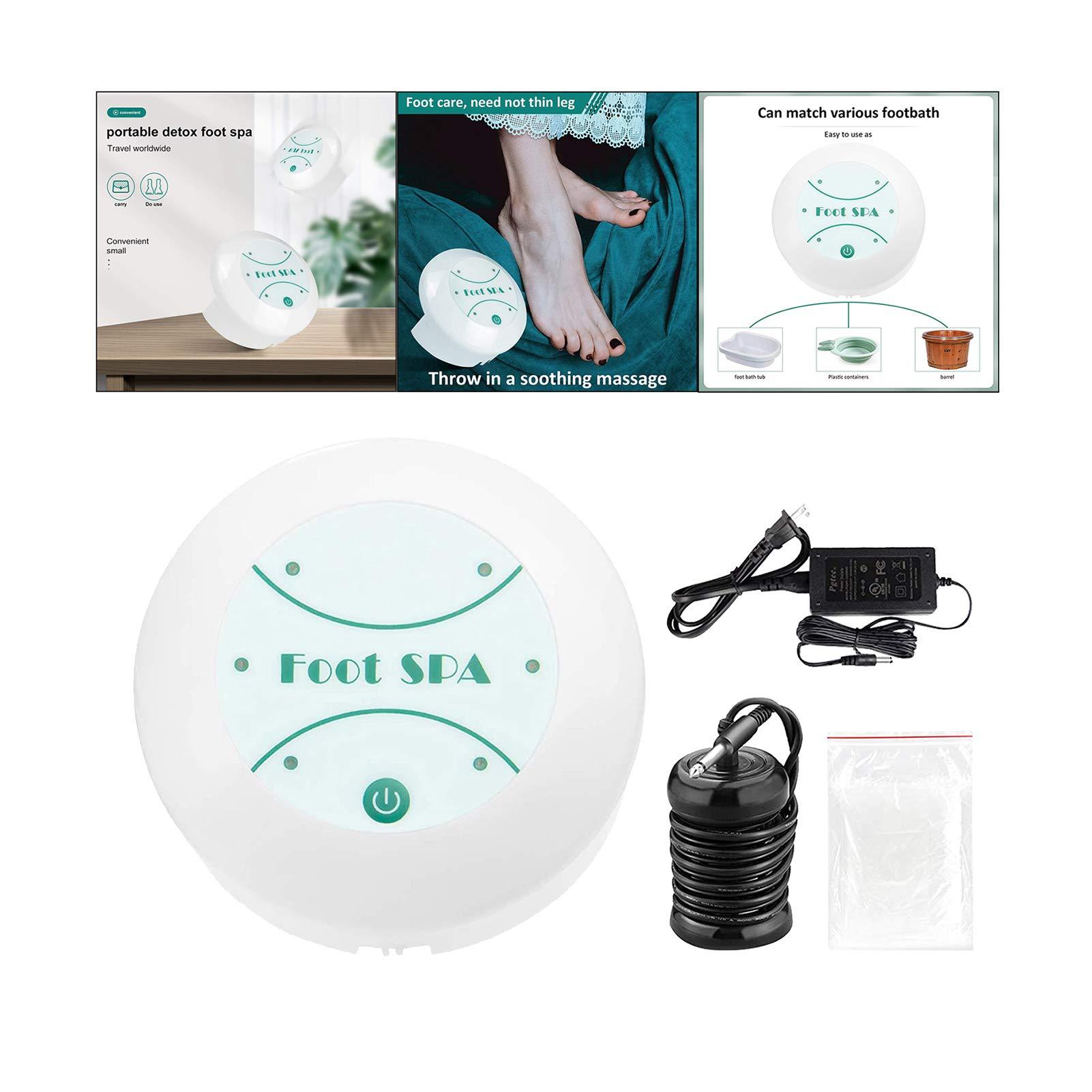 YXJPP Portable Ionic Detox Foot Bath Spa Machine Ionic Tool Footbath Cleanse Spa for Home Use Spa Club Salon or Holiday Travel Gift