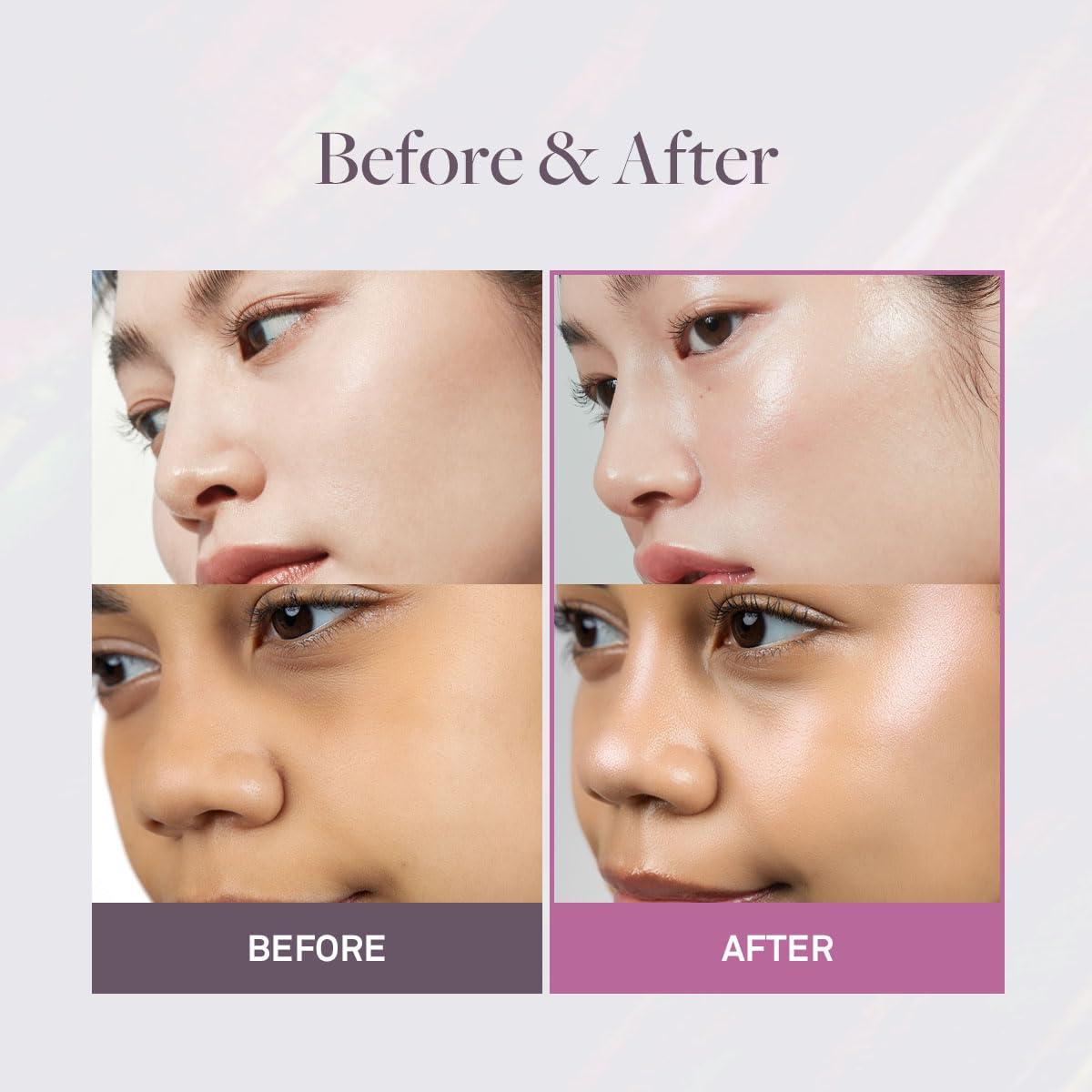 HINCE hince True Dimension Radiance Balm 10g - Shimmer Glow Face Highlighter Stick, Cream Blush Stick, Glass Skin, Korean Beauty, Valentines Day Gift for Women (TENDER ROOM, TP003)