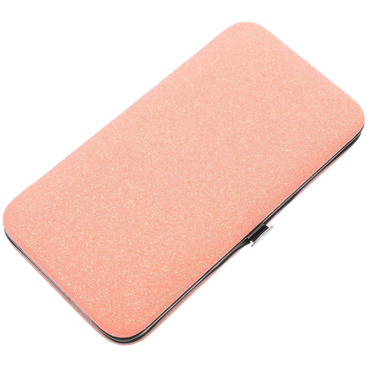 DOITOOL DOITOOL Box Tweezers Storage Bag Eyelash Holder Lashes Tweezers Travel Case Eyelash Container Lash Containers Lash Tweezers Eyelash Extension Tweezers Organizer Makeup Tools Make up Pink