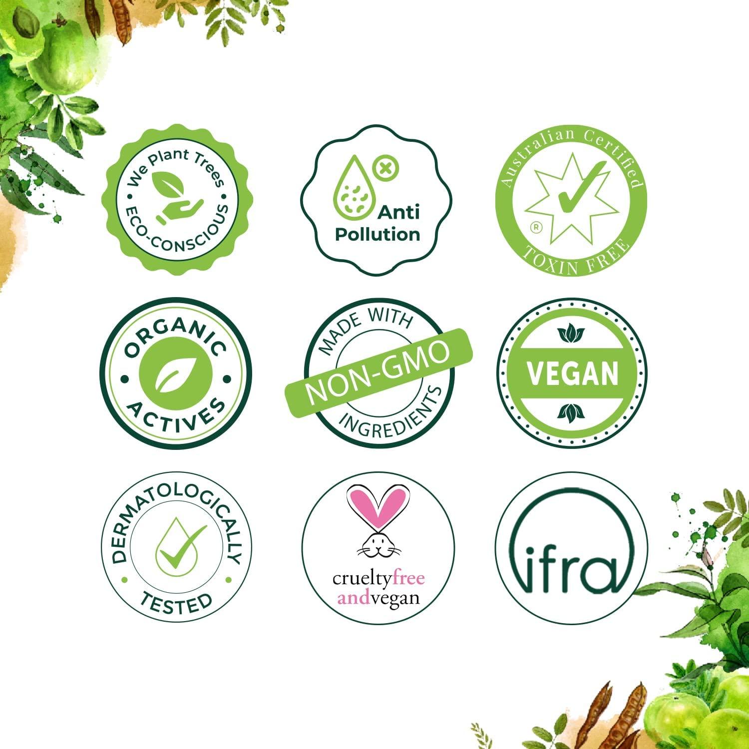 NinthAvenue Basics Amla Shampoo with Reetha & Shikakai - Sulfate & Paraben Free Shampoo for Hair Fall Control, Moisturizing, Anti-Dandruff | Infused with Coconut & Castor Oils | Organic Shampoo for Dry & Oily Scalp Care