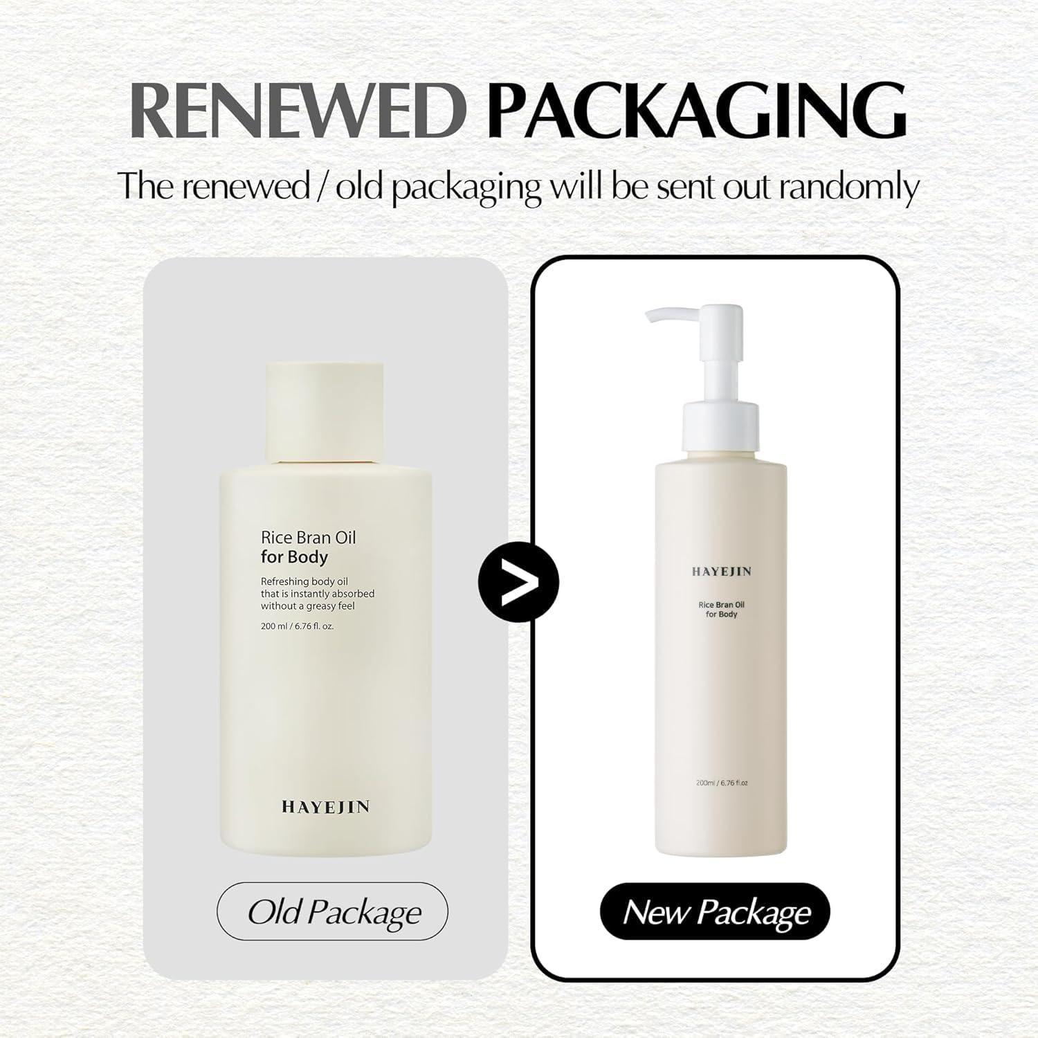 HAYEJIN HAYEJIN Rice Bran Oil for Body | Moisturizing Body Oil For Men & Women | Hydrating Body Oil w/Fermented Rice Bran Oil for Skin | Refreshing Body Oil for Dry Skin 6.76 Fl Oz