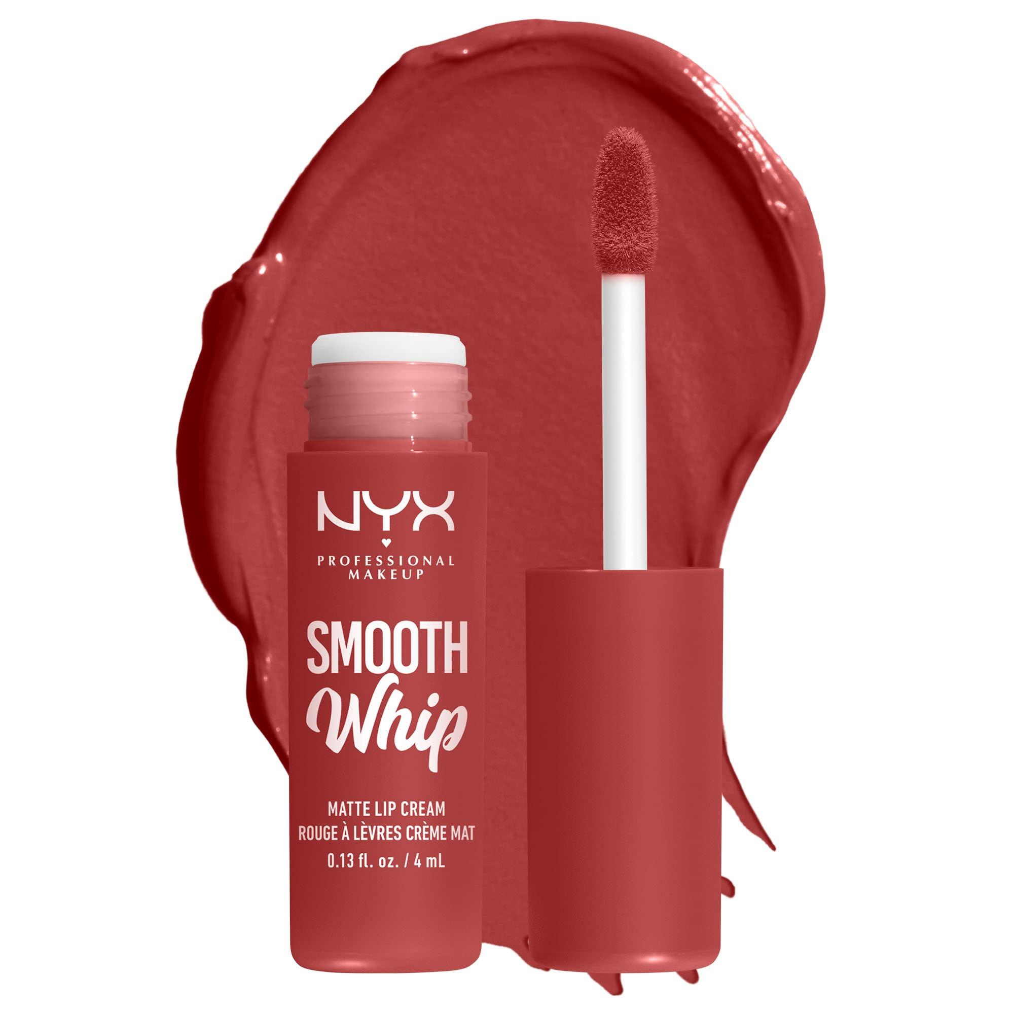 NYX PROFESSIONAL MAKEUP NYX PROFESSIONAL MAKEUP Smooth Whip Matte Lip Cream, Long Lasting, Moisturizing, Vegan Liquid Lipstick - Parfait (Midtone Red Nude)