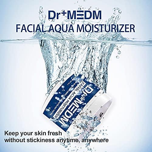 DR+ MEDM DR+ MEDM Facial Aqua Moisturizer - Moisturizing & Calming Gel Cream for Oily Skin with Dryness – Exterior Moisture Barrier, Inner Moisturizing, Soothing, and Nutrition Supply