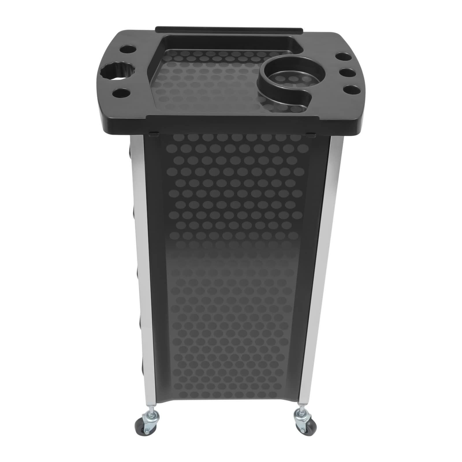 GDAE10 Beauty Salon Trolley Cart with Wheels,Trolley Cart for Hair Salon Station,with 5 Drawers,Rolling Beauty Cart