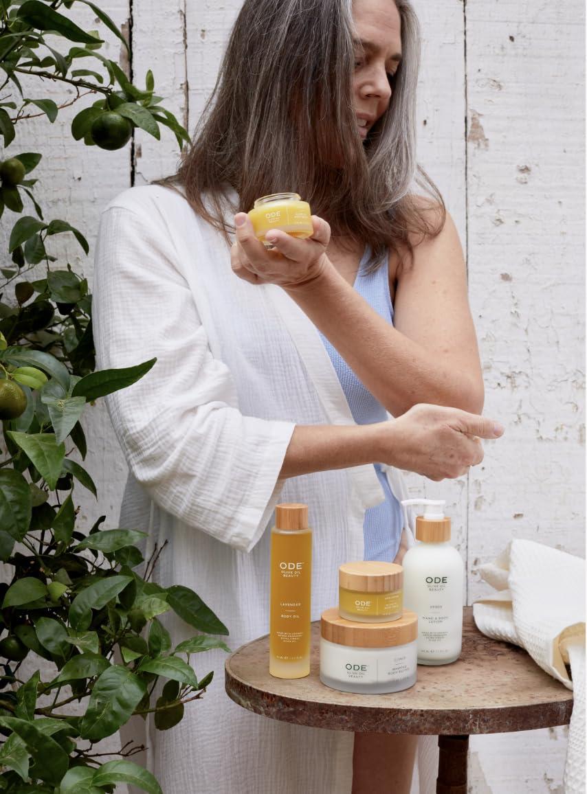 McEvoy Ranch McEvoy Ranch Unscented Olive Oil Body Balm (2-pack) by ODE Olive Oil Beauty, Organic EVOO, California Made, Travel Size, Targeted Relief